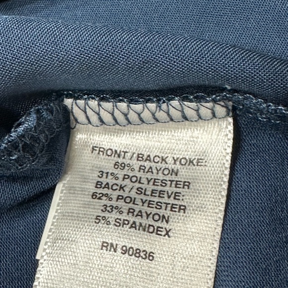 Port Authority Woman’s True Blue Blouse - Size 3XL - Picture 7 of 10